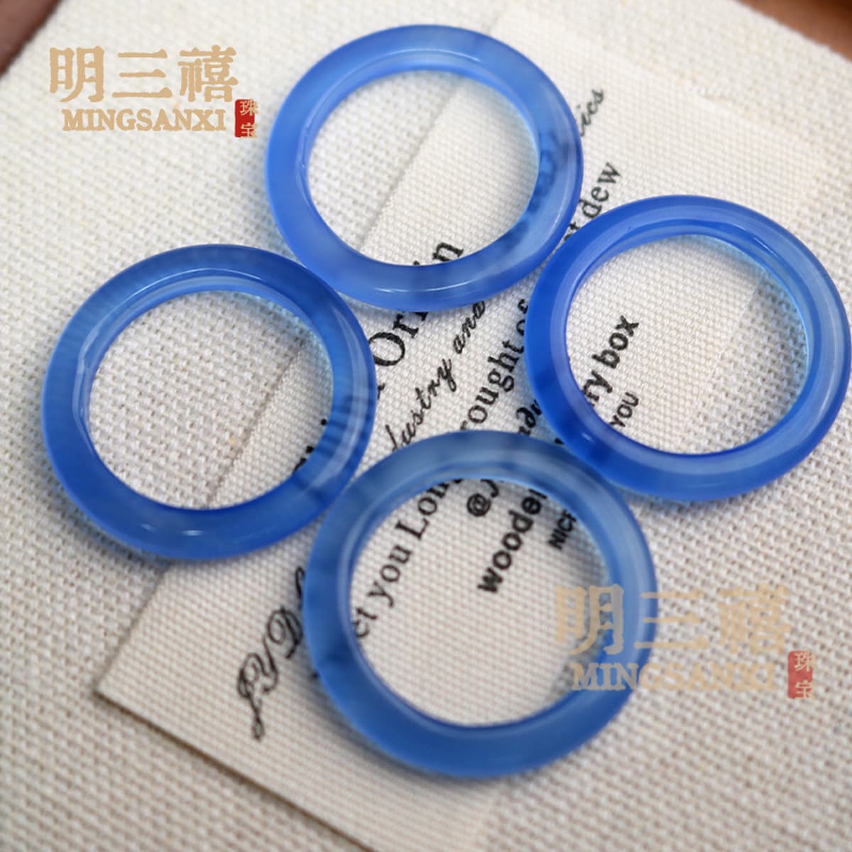 Лошадь с вегетарианским конским белым льдом натуральный высокий лед Мадагаскар халцедонное кольцо кольцо кольцо для мужчин и...