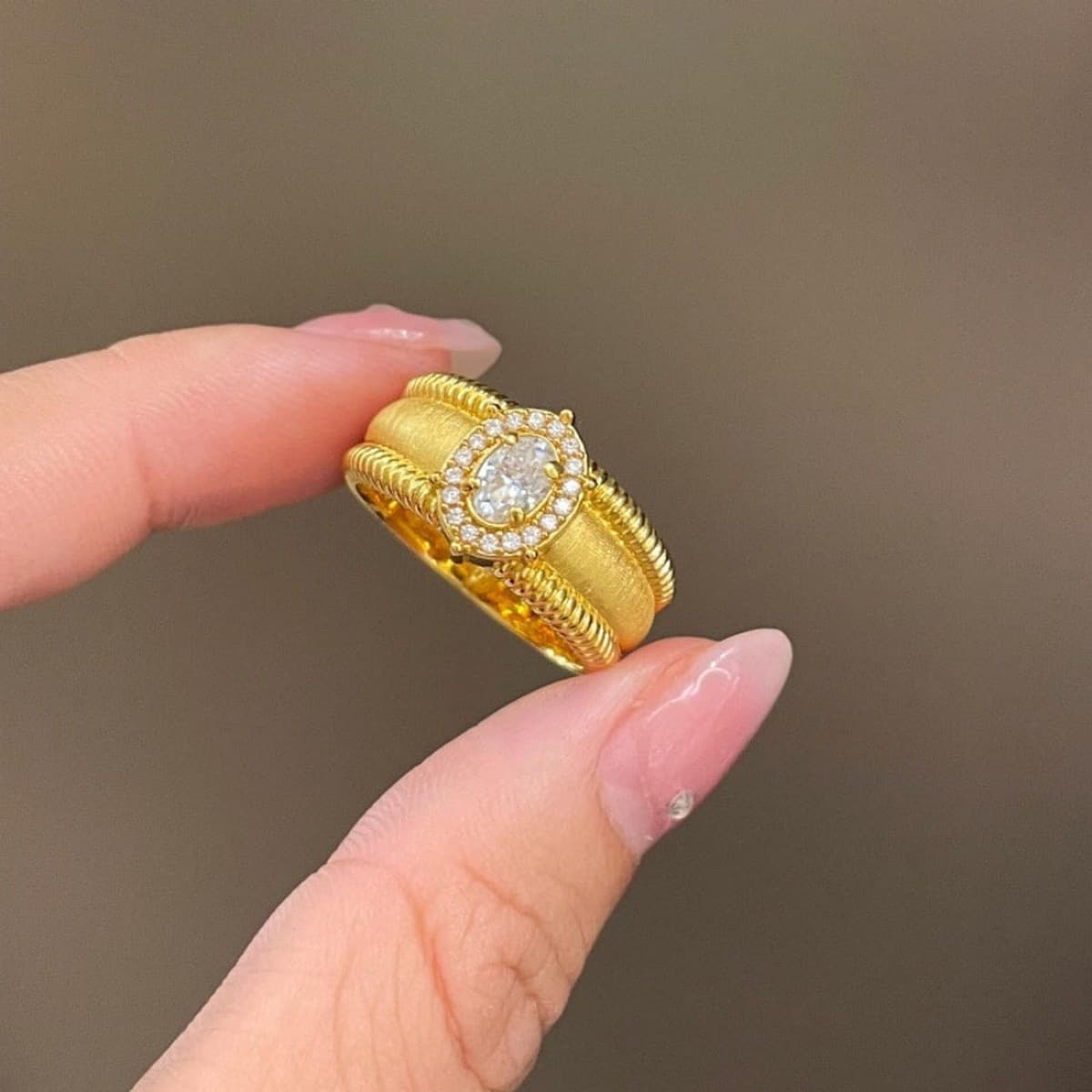 Срединный стиль s925 стерлингового серебра циркона вытянуто кольцо для женщин ретро-ниши