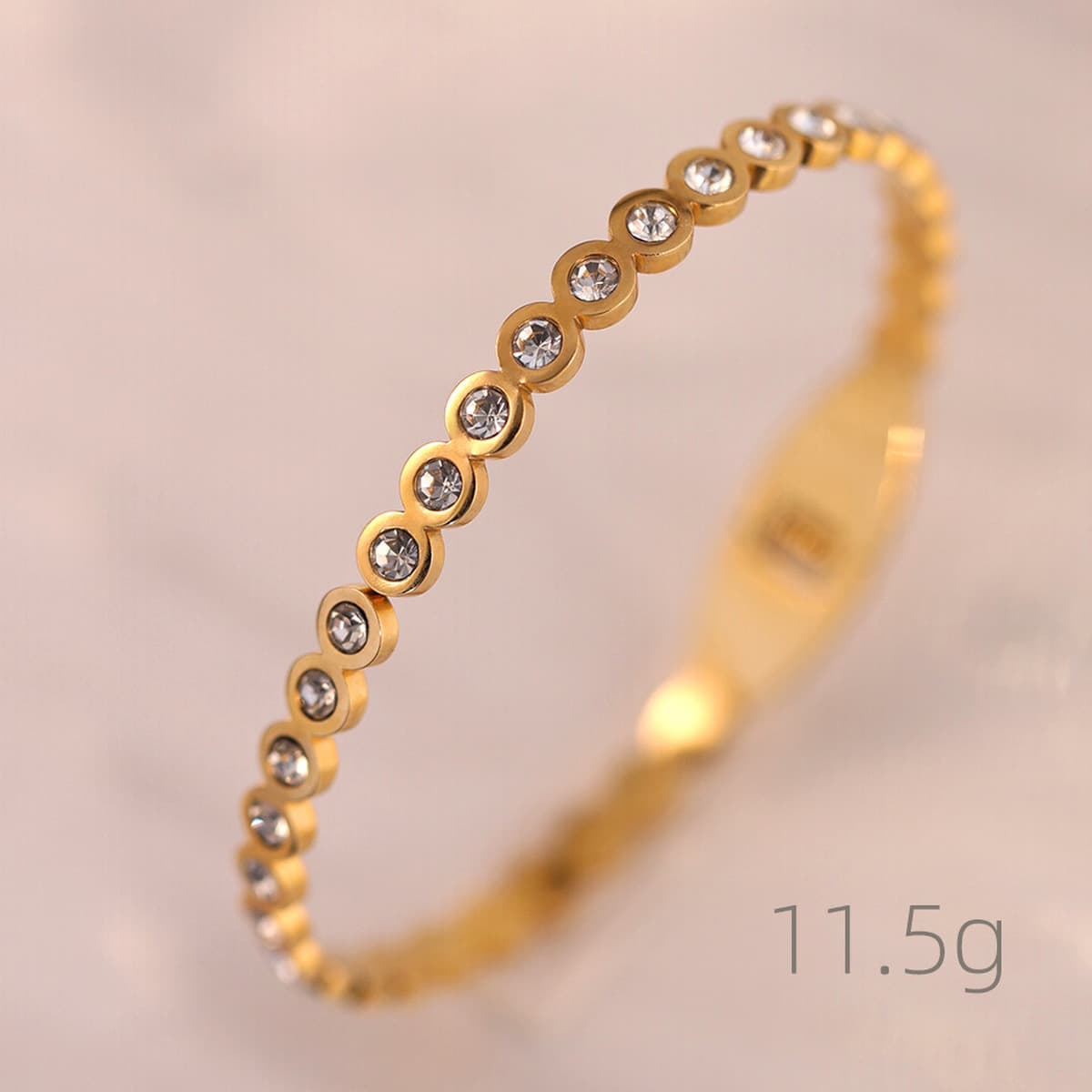 Женский браслет с четырехлистным клевером, покрытый гальваническим покрытием, не выцветает, экологичный, европейский и...