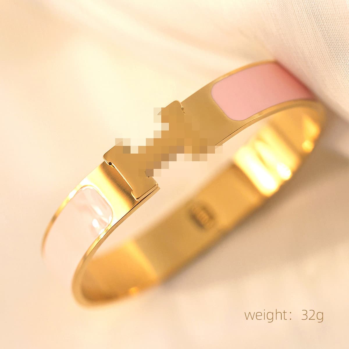 Женский браслет с четырехлистным клевером, покрытый гальваническим покрытием, не выцветает, экологичный, европейский и...