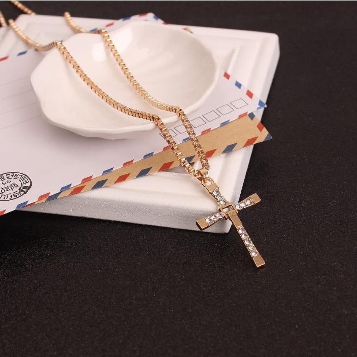 Speed and Passion 7 крестовое колье Toledo с индивидуальностью колье мужское Европейское и американское кулон бижутерия C022