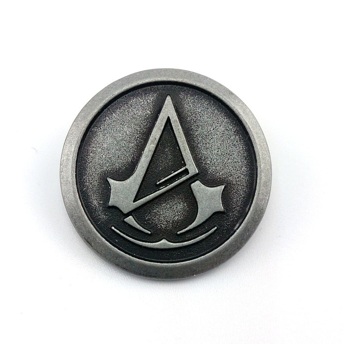 Игровые аксессуары: значок/брошь Assassin's Creed, кольцо из сплава с головой призрака, аниме, оптом