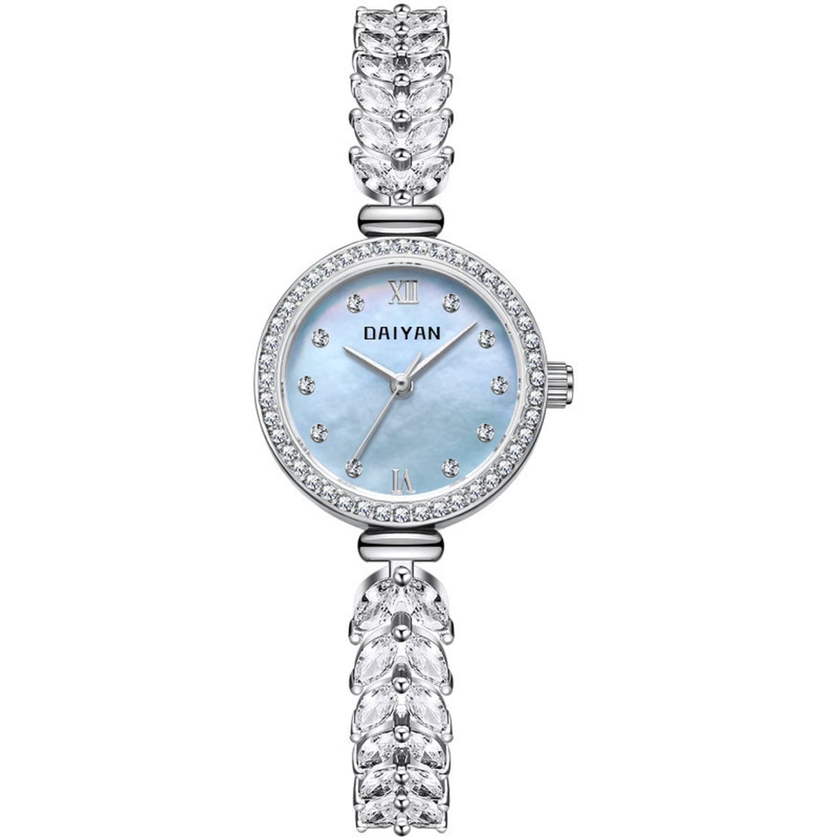 Dayan DAIYAN модные нишевые женские часы, полные звезд русалки браслет женские часы ниши, полные бриллиантов кварцевые часы