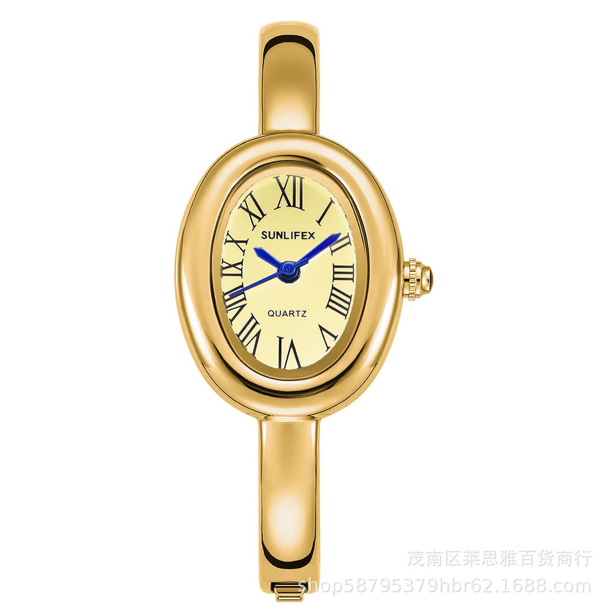 Sunlifex браслет ванны часы маленький циферблат нишевая легкая роскоши высокого уровня римская шкала овальные часы