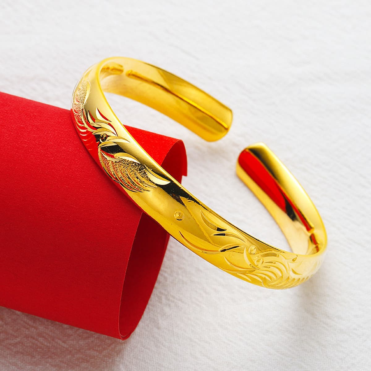 Ша Цзинь полон звезд, блестяще, дракон и феникс, открываемый браслет, имитируемый золотыми украшениями, 10n толстый браслет,...