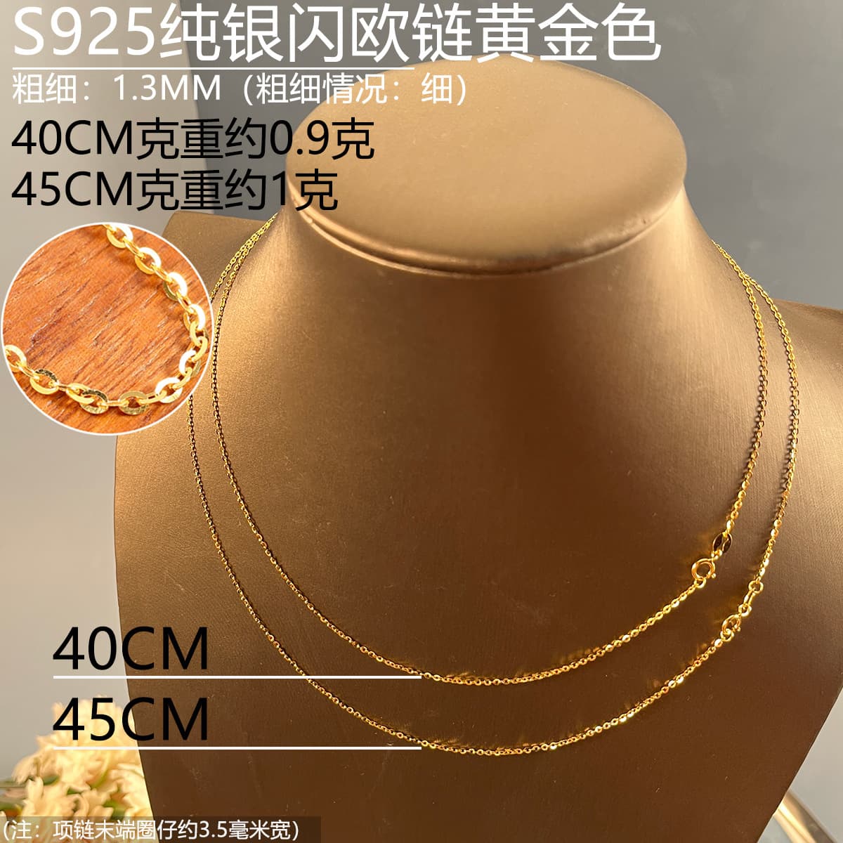 Ожерелье из стерлингового серебра S925, женская цепочка на ключицу, О-образная цепочка, европейское ожерелье, подвеска,...