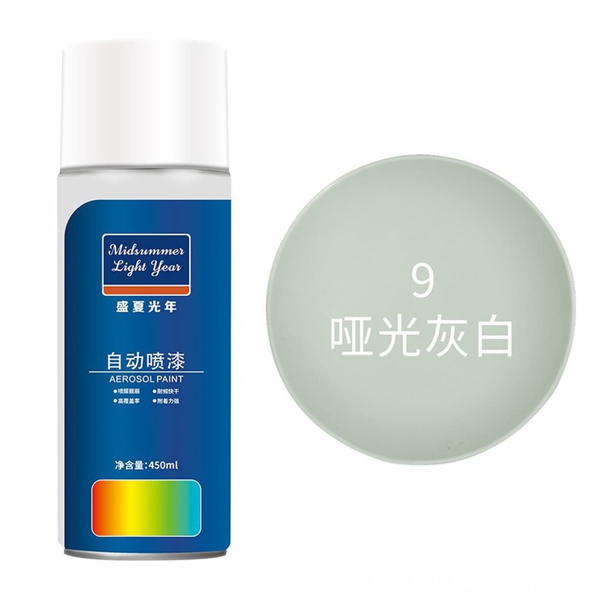 Оптовая ручная аэрозольная краска для граффити на стенах, антикоррозийная модификация колес автомобиля, белая и черная...