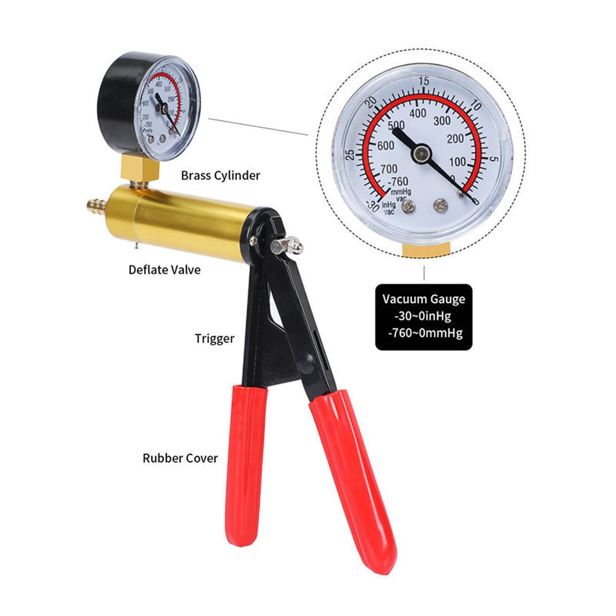 Ручной вакуумный насос оптом механический инструмент для ремонта автомобильного тормозного масла замена инструмента...