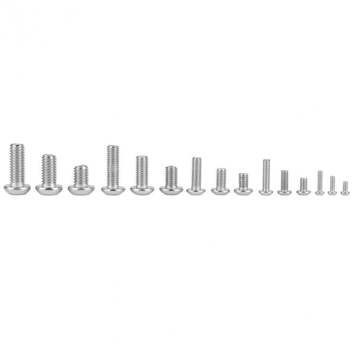 285 шт./кор. винтов с круглой головкой и внутренним шестигранником, машинные винты, специальные винты для ремонта...