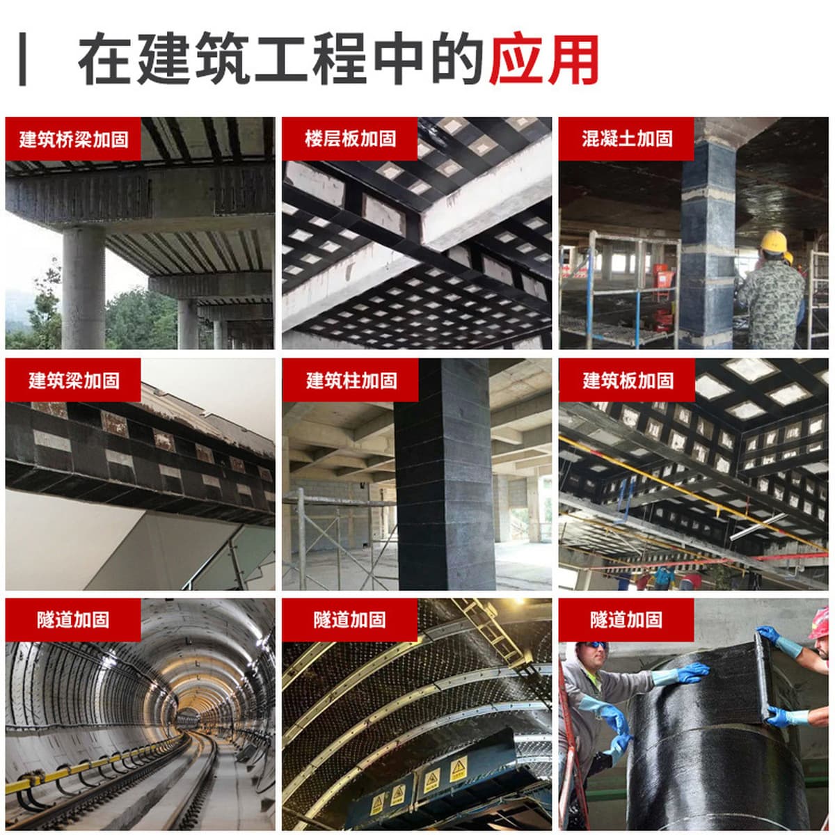 Углепластиковая ткань для армирования пола 300г 12к, материал для ремонта трещин в домах и мостах, самоклеящаяся...