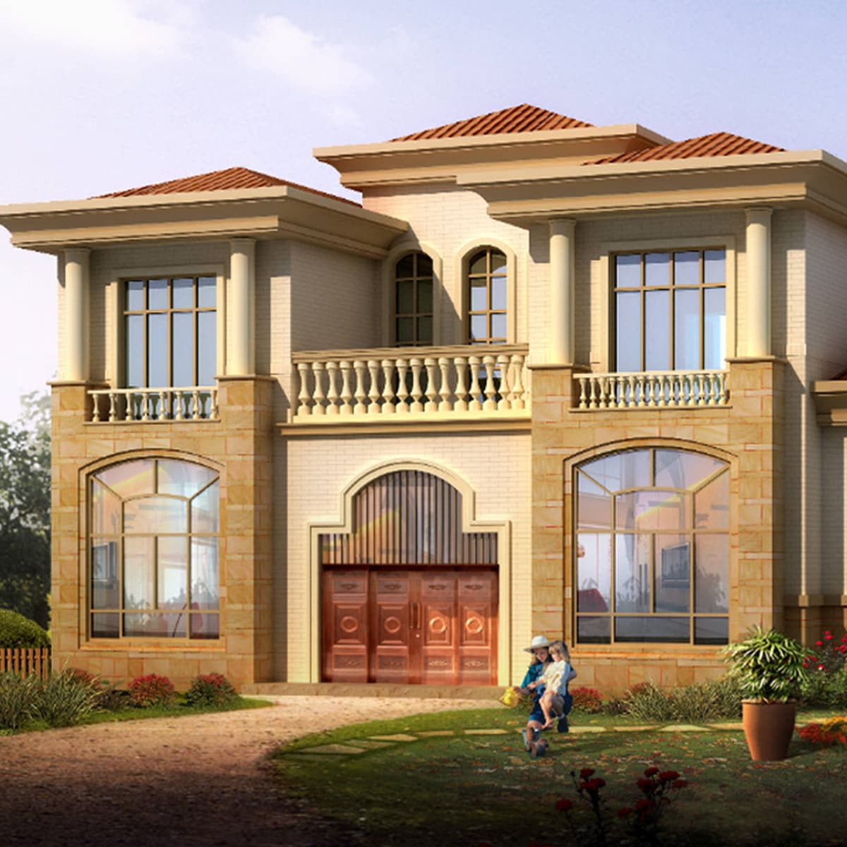 Легкосборный стальной дом-вилла для отелей и гостевых домов, мобильный модульный сборный дом, готовое решение от...