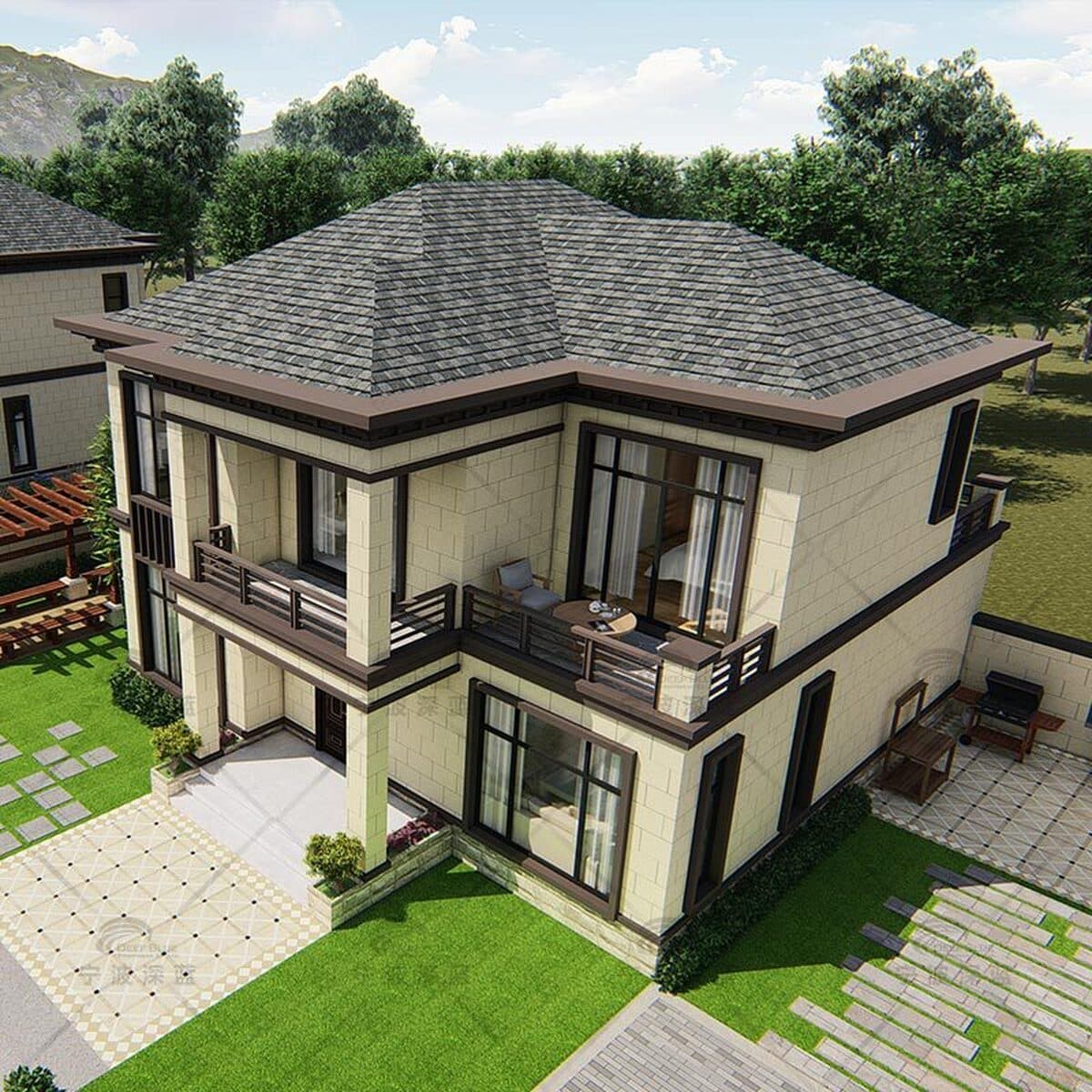 Легкая стальная вилла заводской контейнер передвижной дом передвижной панельный дом интегрированный дом сельский дом...