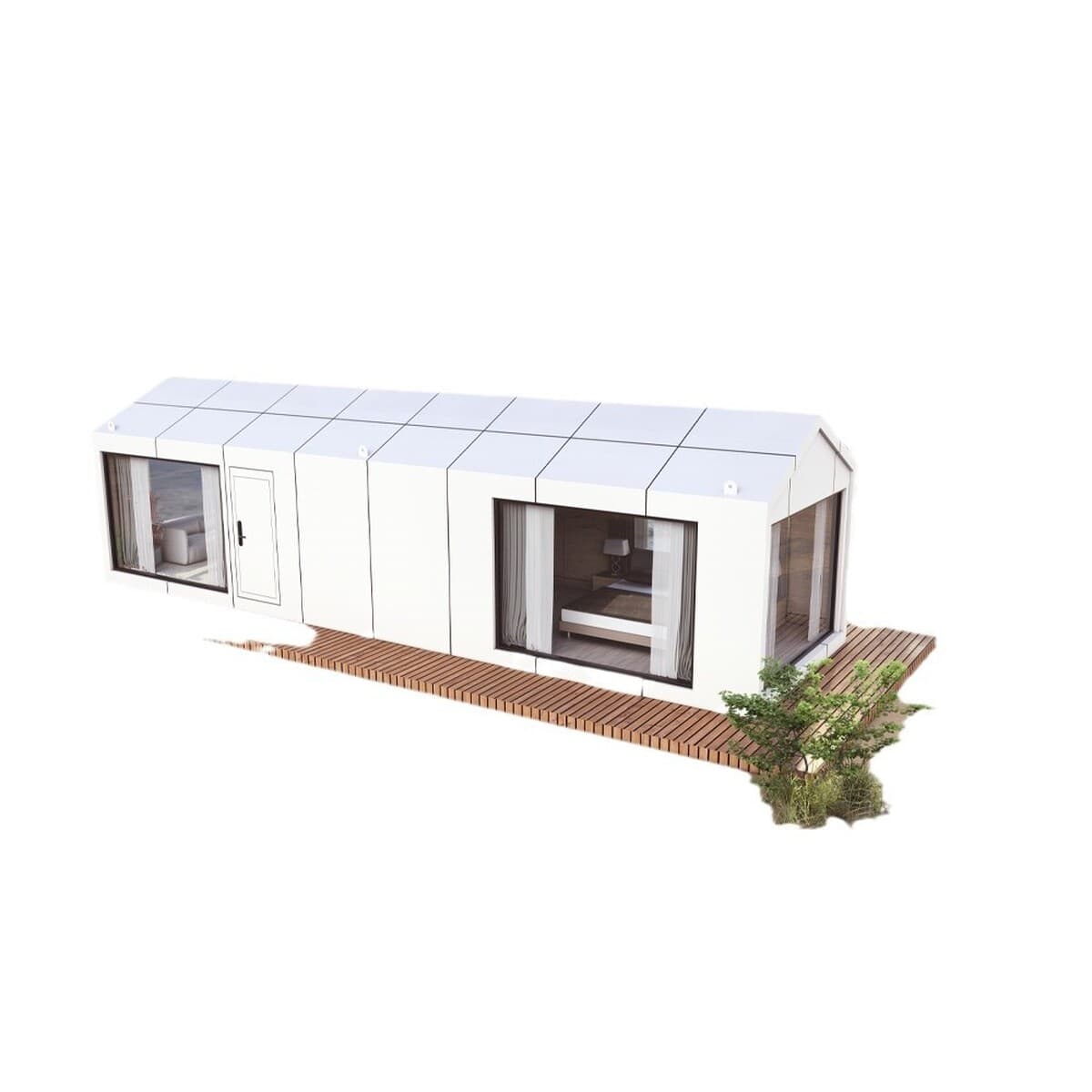 Космическая капсула Мобильный дом Треугольный деревянный дом Контейнер Культурный отель Creative Smart Apple Class Villa...