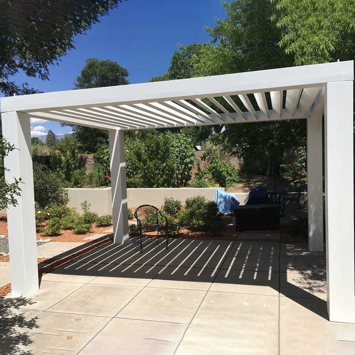 Вилла Двор Открытый Потолок Затенение Битвы Экологическая Комната Садовая Композиция Балкон Затенение Комната Алюминиевый...