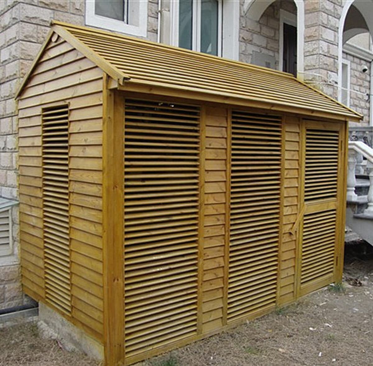 Антикоррозионное деревянное оборудование Комната Двор Открытый инструмент Комната Котельная Вилла Сад Разное Кондиционер...