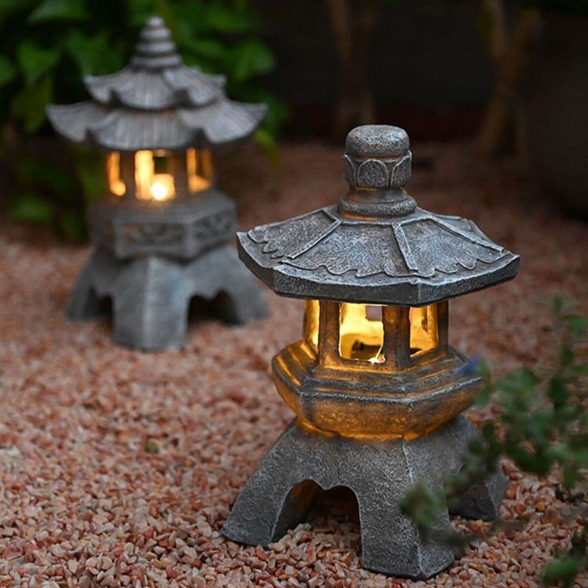 Китайский антикварный дворец фонарь солнечный открытый двор украшения украшения сад вилла балкон пол пейзажный свет