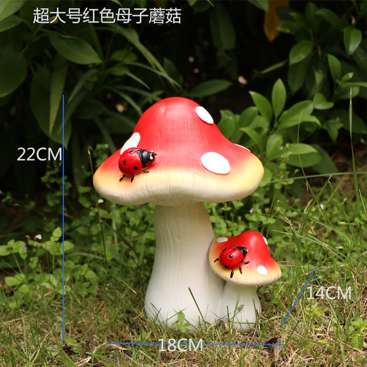 Трансграничные открытый двор Ландшафтные украшения сад бонсай украшения моделирование грибов микропейзаж газонные украшения