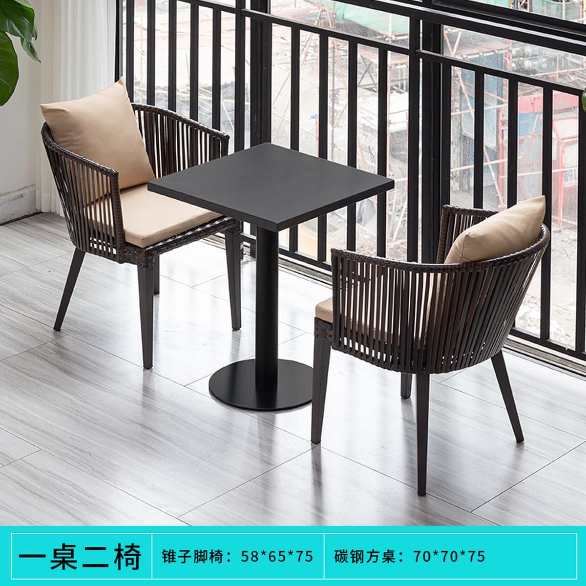 Спотовые открытые столы и стулья комбинированные патио садовая вилла B & B ресторан чая с молоком на открытом воздухе зона...