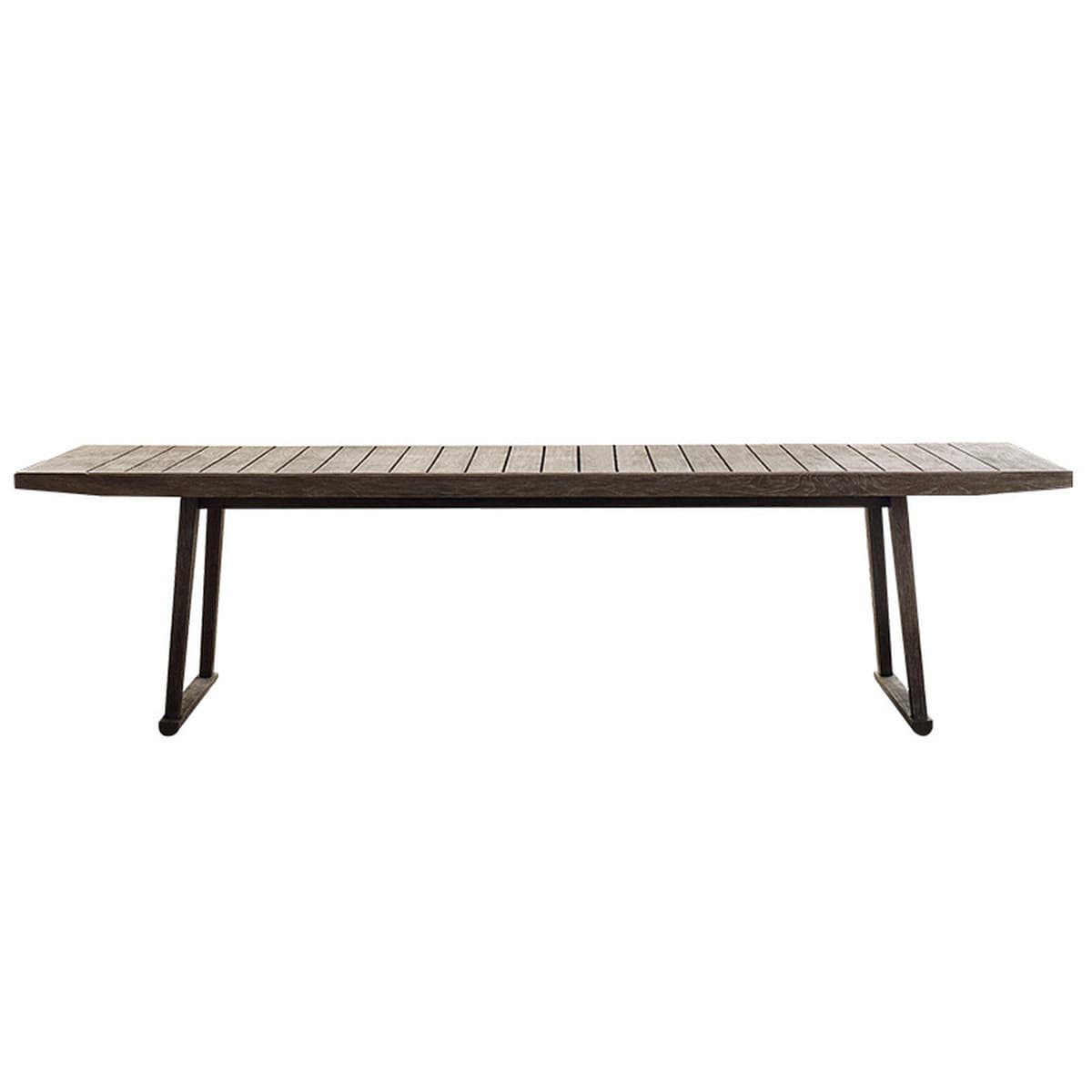 Уличный стол и стул Вилла Водонепроницаемый солнцезащитный уличный длинный стол на открытом воздухе сад для отдыха...