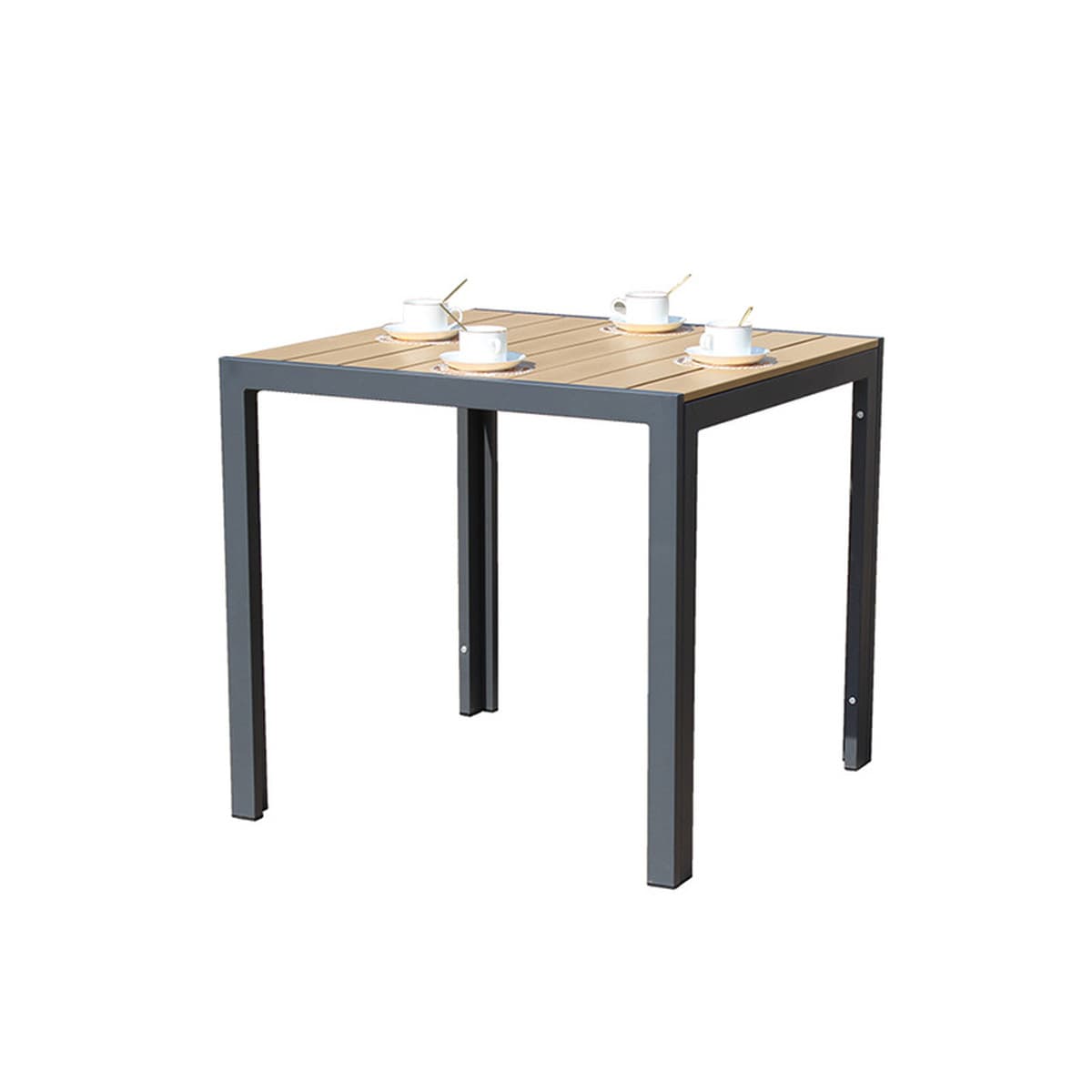 Набор уличной мебели: стол и стулья с зонтиком, плетеная мебель для виллы, двора, балкона, водонепроницаемые садовые стулья...