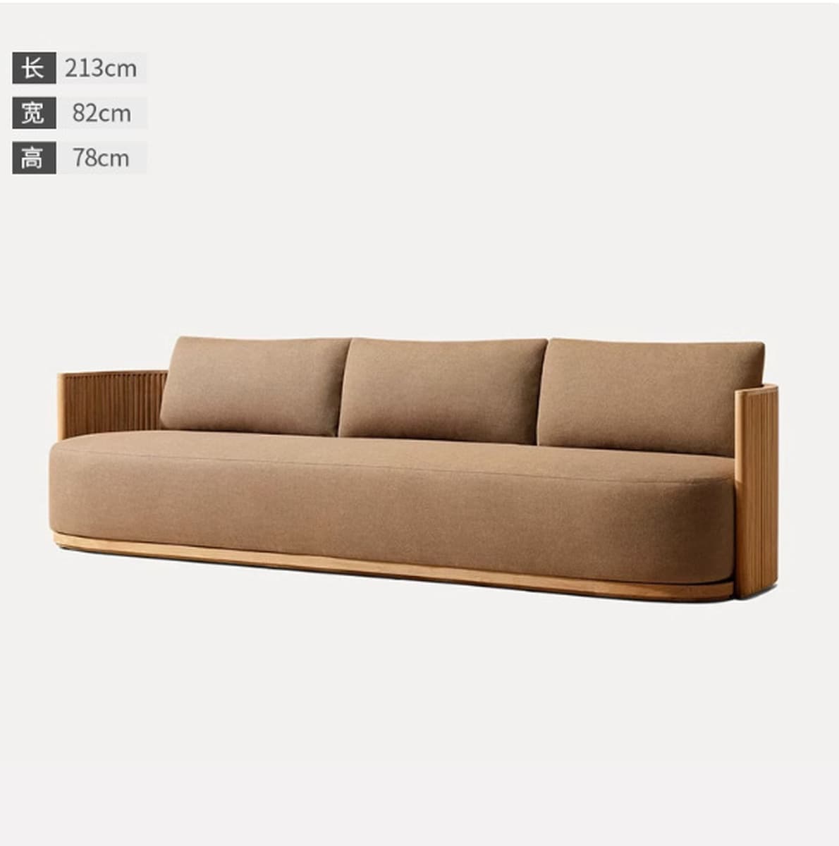 Уличный диван из тикового дерева для двора, виллы, сада, кровать из массива дерева, уличный открытый водонепроницаемый диван...