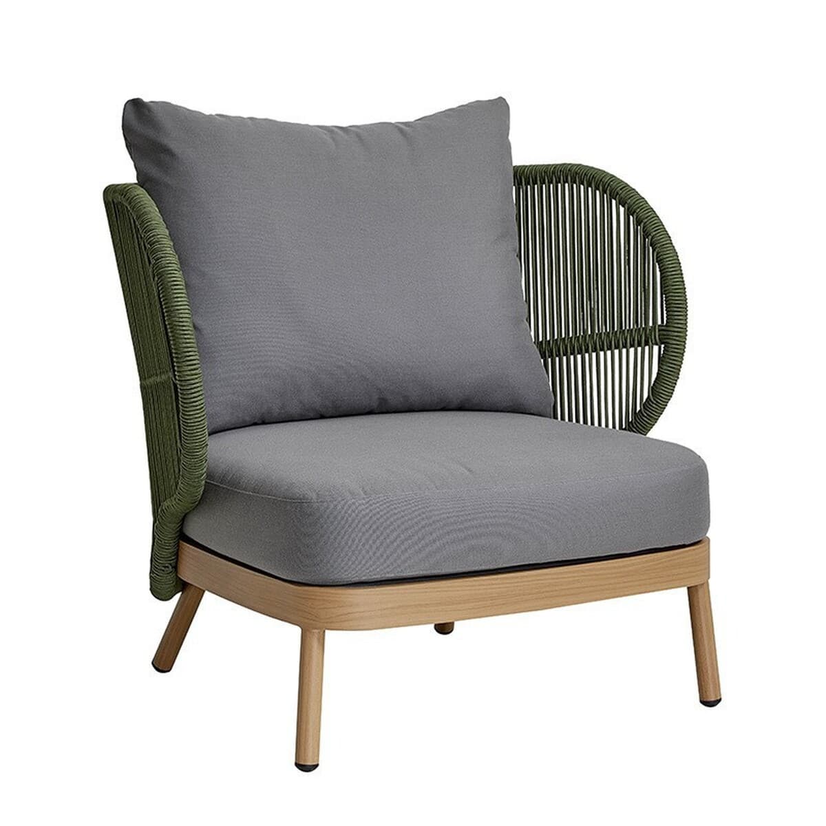 Уличный диван из алюминиевого сплава, двор, сад, веревка для отдыха, комбинированная уличная вилла, тканая водонепроницаемая...