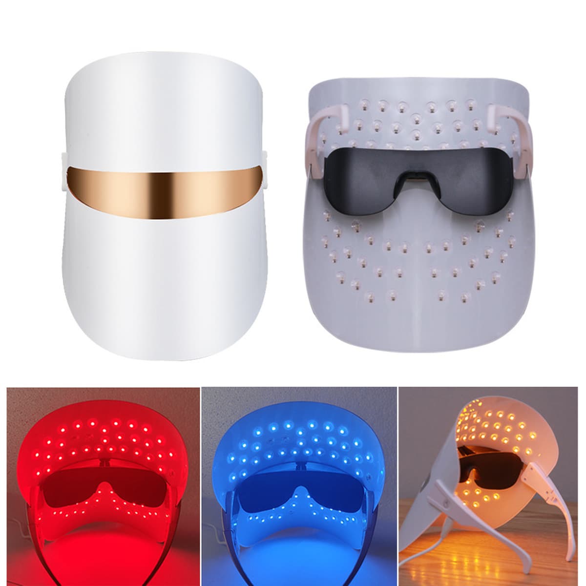 Трансграничная маска для лица инструмент для омоложения кожи светодиодный спектрометр маска для красоты электронный...