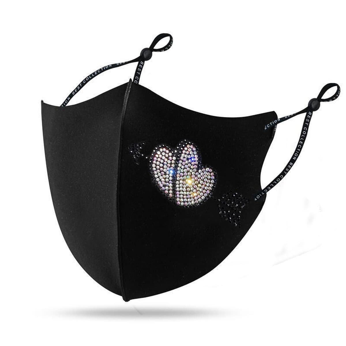 Алмазная маска Стрела Купидона Мягкая и удобная маска из ледяного шелка с воздушным слоем 3D стерео маска Женская Красивая...