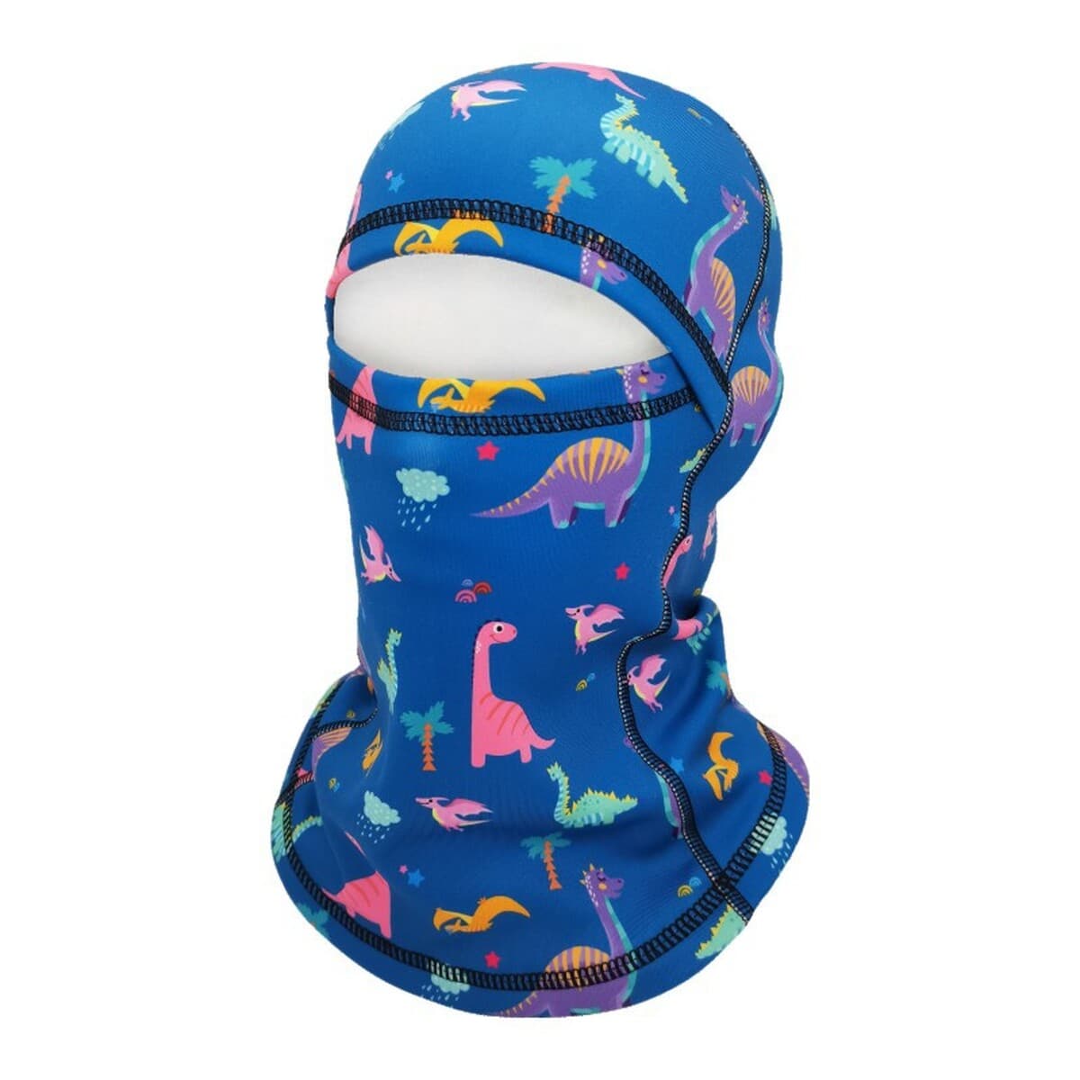 Зимняя детская Лыжная маска на флисовой подкладке Защитный головной убор для лица Уличная ветрозащитная холодостойкая теплая...