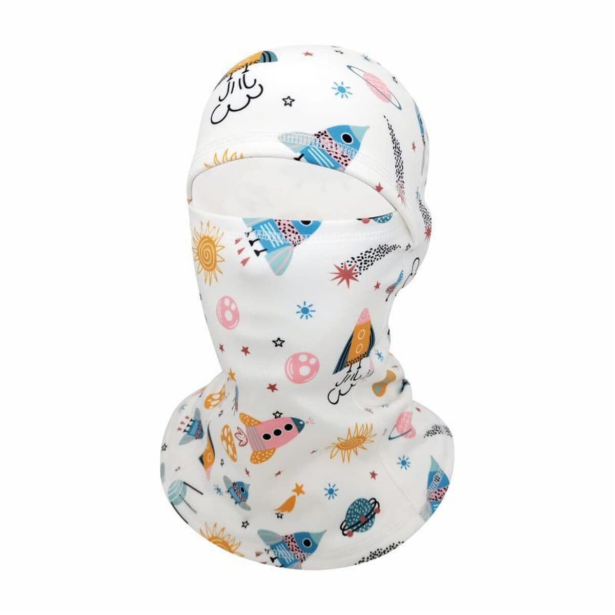 Зимняя детская Лыжная маска на флисовой подкладке Защитный головной убор для лица Уличная ветрозащитная холодостойкая теплая...