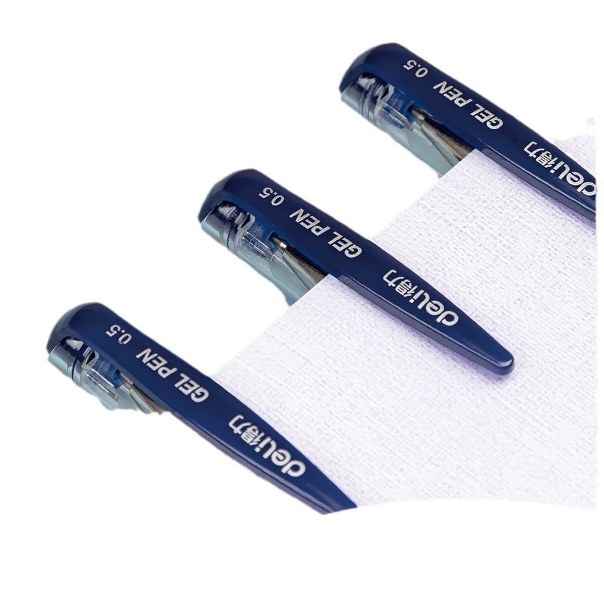 Deli гелевая ручка 6600ES канцелярские принадлежности подпись ручка углеродная вода ручка 0,5 мм офисная ручка 12 штук для...