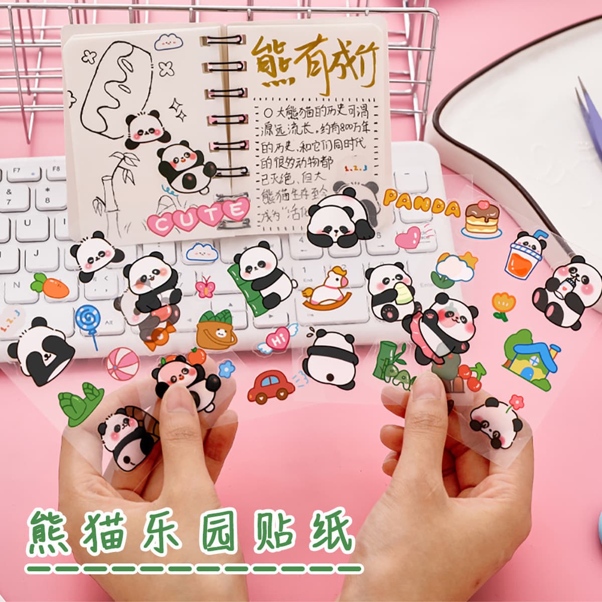 Пакет канцелярских принадлежностей серии Panda для учащихся начальной школы обменивается на призы